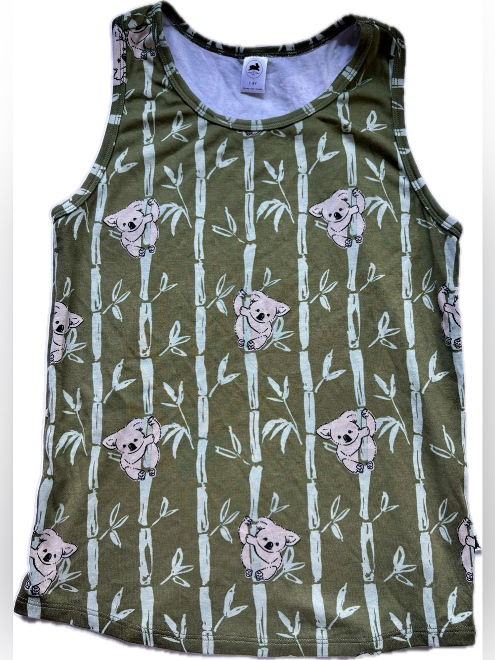 ✨ Little & Lively Kids Bamboo Tank Top - Koalas & Bamboo ✨